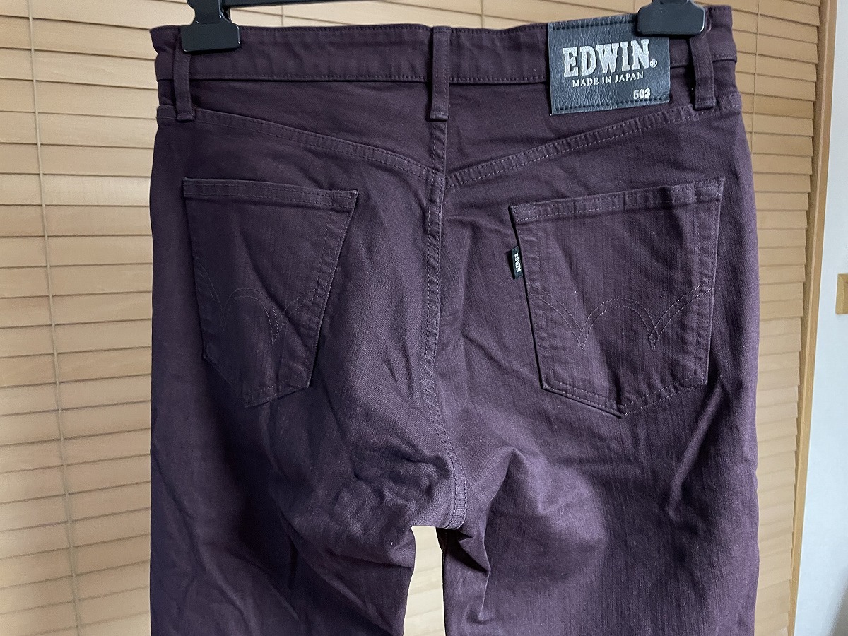 [ супер-скидка внутренний стандартный товар сделано в Японии ]EDWIN Edwin 503(E503S) распорка джинсы стрейч soft Flex цвет Denim брюки W32