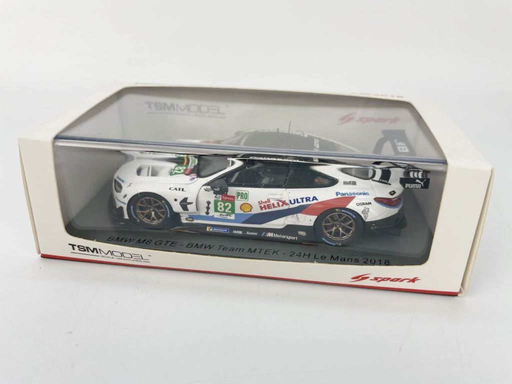 spark 1/43 TSM MODEL BMW M8 GTE-BMW Team MTEK-24H Le Mans 2018 ミニカー _画像1