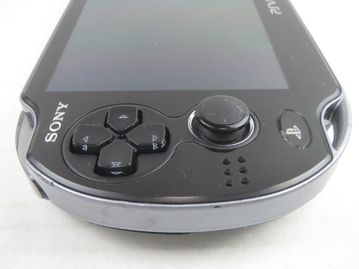 ♪SONY PlayStation Vita 3G/Wi‐Fiモデル クリスタル・ブラック PCH-1100 AA01♪簡易動作OK 中古品_画像5