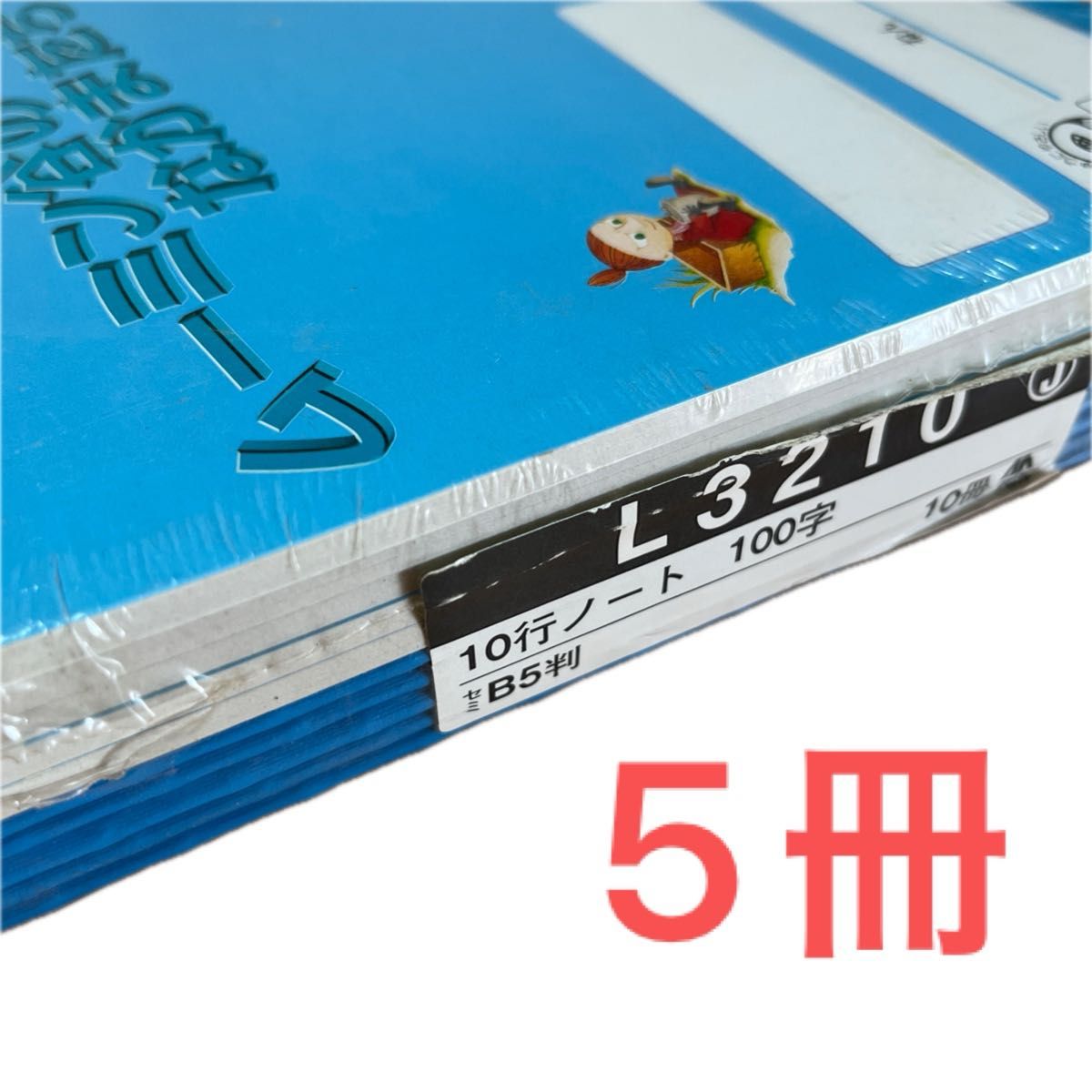  【セミB5学用3号】 ムーミン谷のなかまたち 10行ノート （L3210） 100字 30枚 1年〜6年生向け アピカ学習帳