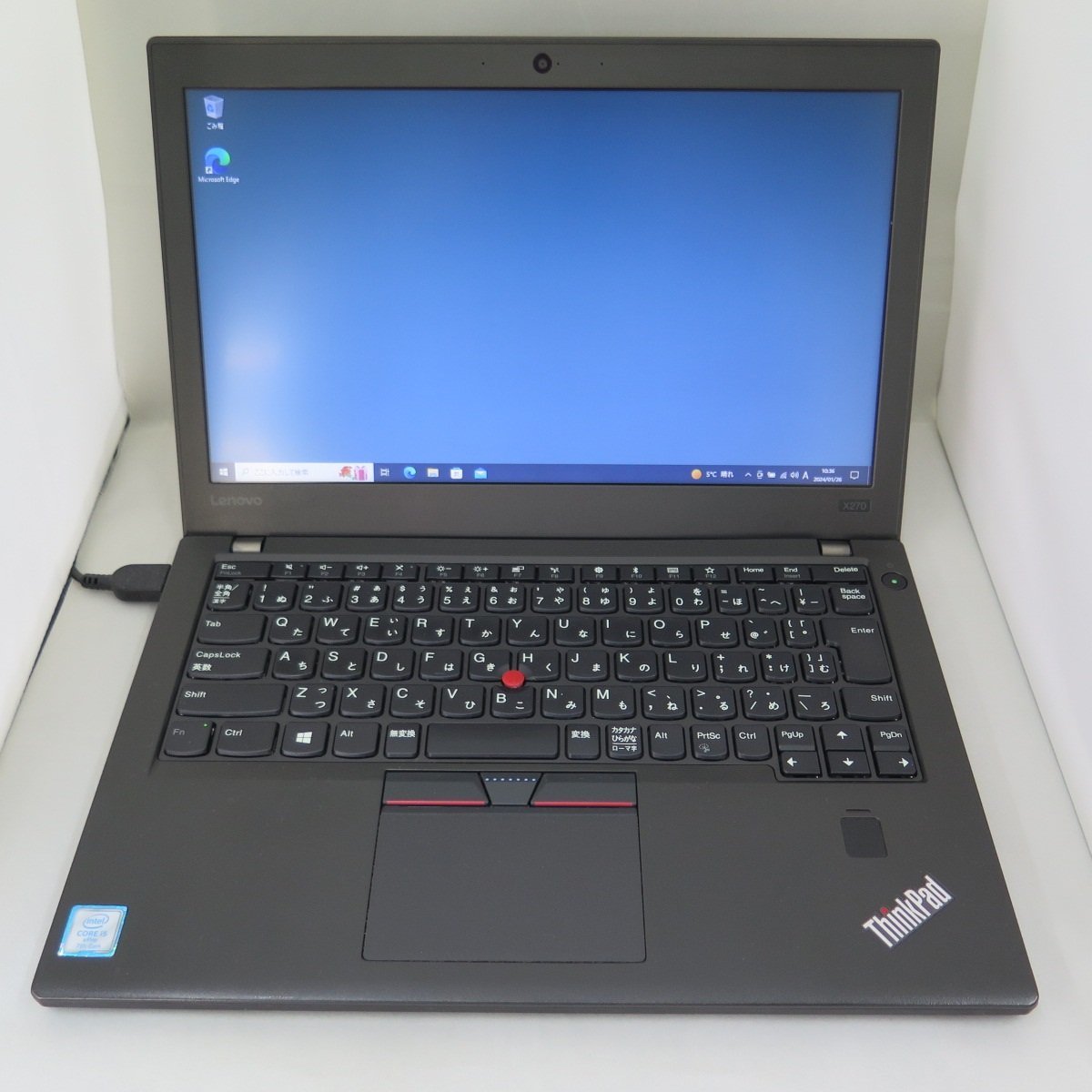 Lenovo レノボ ノートPC ThinkPad X270 20HMS1P200 Core i5-7300U 2.60GHz/8GB/HDD 500GB ジャンク品_画像1