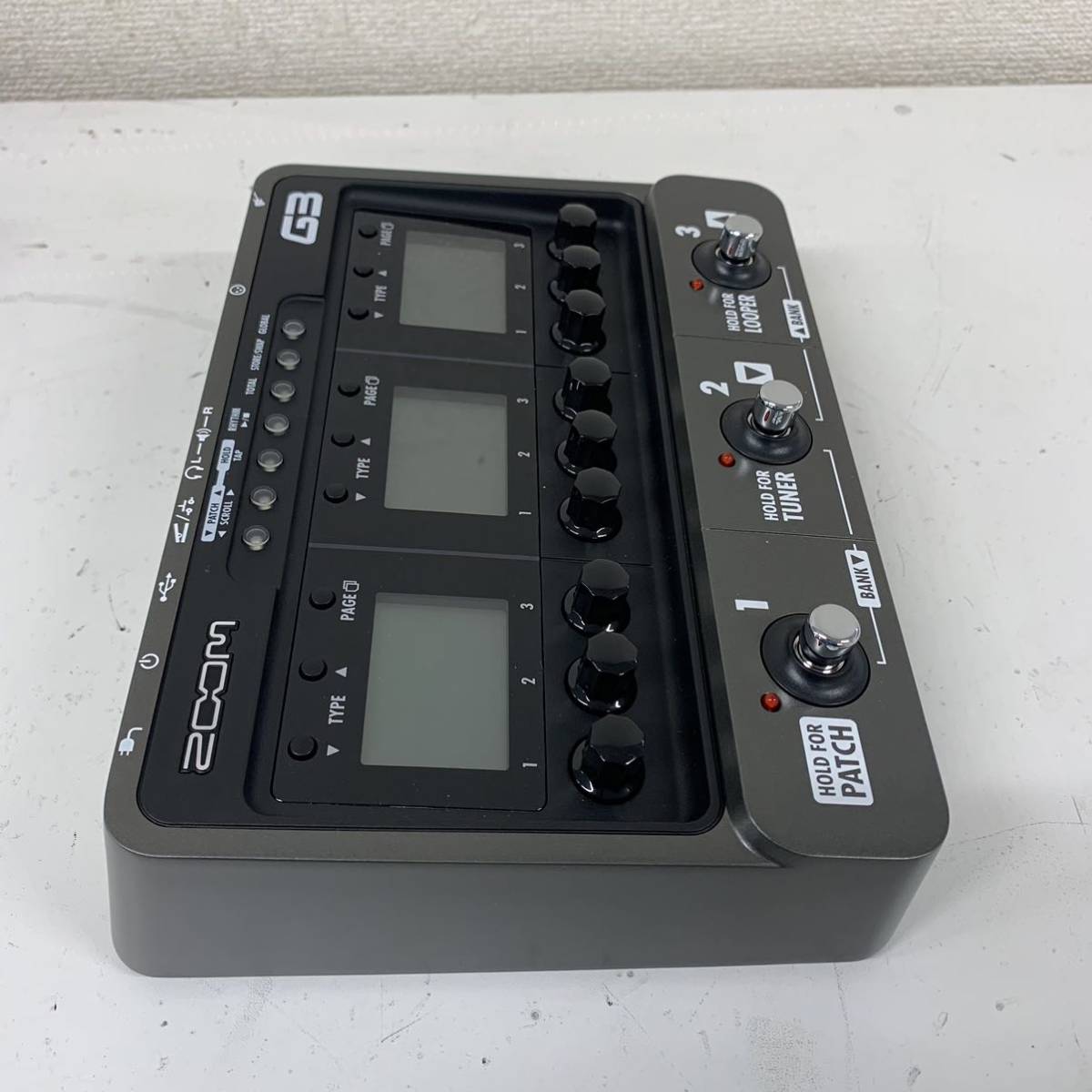 【B-2】 ZOOM G3 マルチエフェクター 動作確認済 元箱付 付属品付 ズーム 中古品 1345-29_画像4