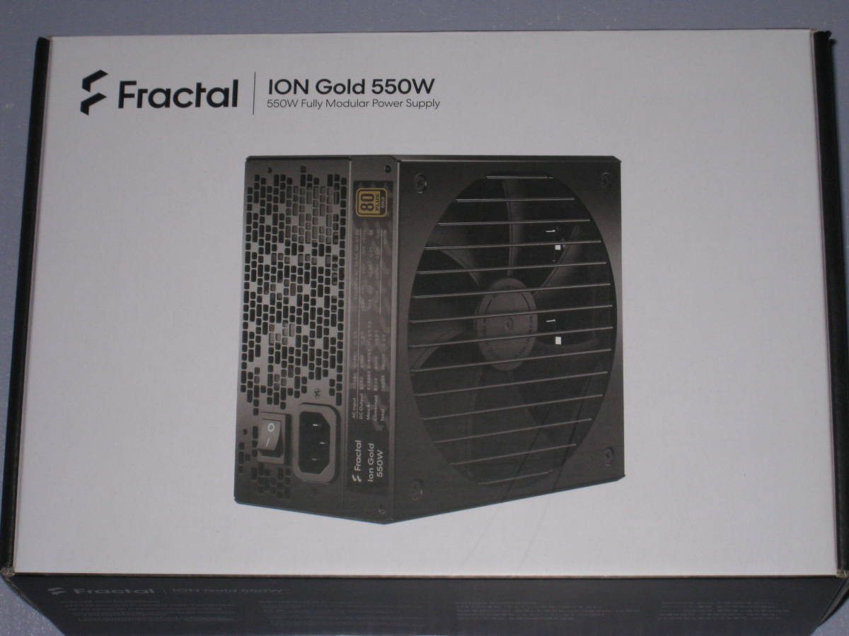 ★☆ フラクタル Fractal Design ION Gold 550W PC電源ユニット 80PLUS Gold FD-P-IA2G-550 ☆★_画像1
