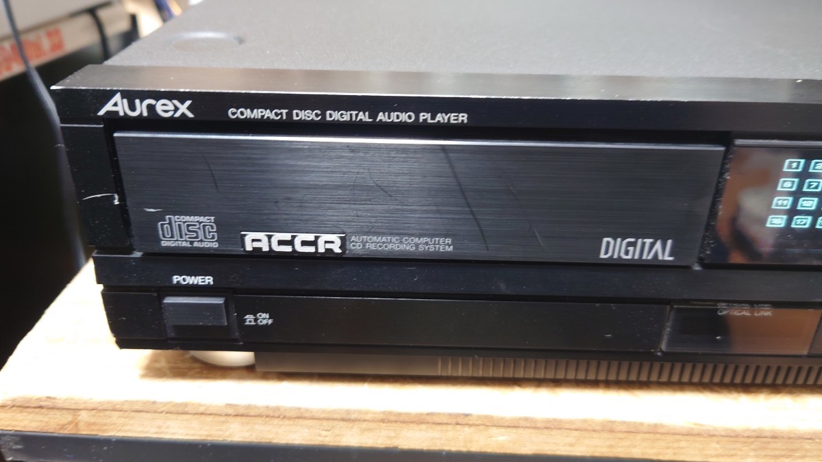 Aurex SJ-V94XR CDトランスポート　CDプレーヤー ジャンク品_画像2