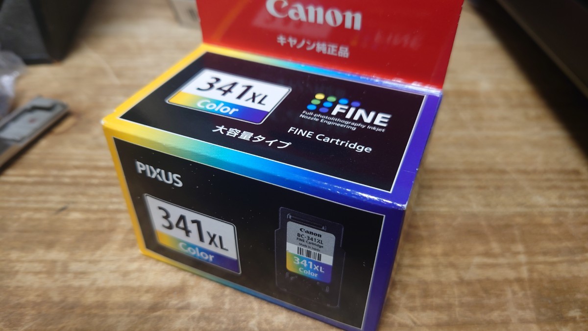 Canon BC-341XL 純正インク 未使用　期限切れジャンク_画像1