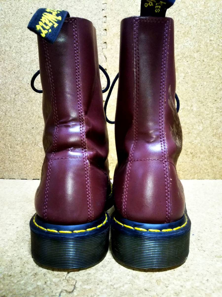 [Dr.MARTENS] Dr. Martens 1919 steel tu10 hole boots UK9 (28cm ) 10EYE STEEL TOE BOOTSdo Cross karu sculpture rare rare 
