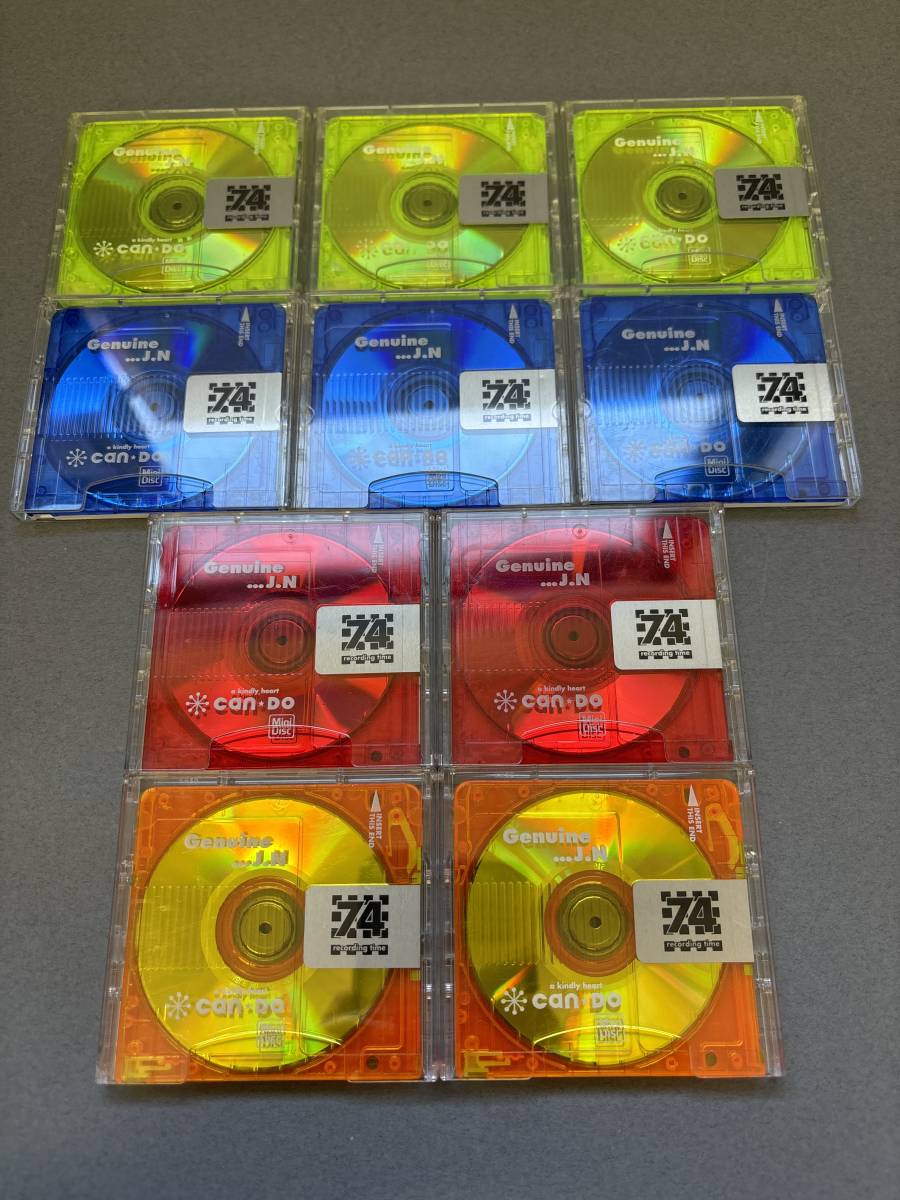 MD ミニディスク minidisc 中古 初期化済 can do キャンドゥ 74 10枚セット 記録媒体 送料込み_画像1