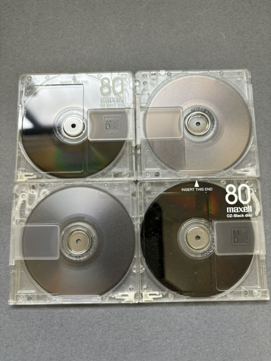 MD ミニディスク minidisc 中古 初期化済 マクセル maxell OZ-Black disc 80 10枚セット_画像3