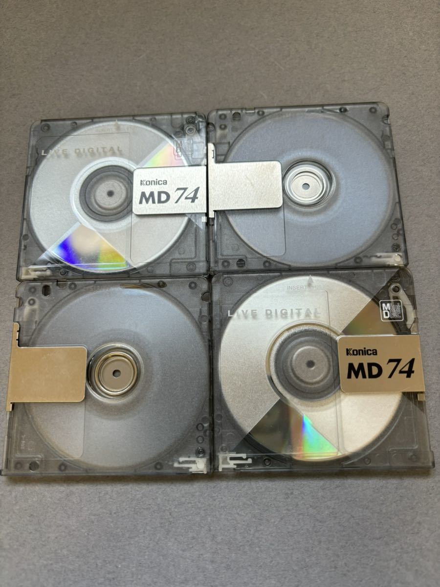 MD ミニディスク minidisc 中古 初期化済 Konica コニカ LIVE DIGITAL 74 10枚セットの画像3