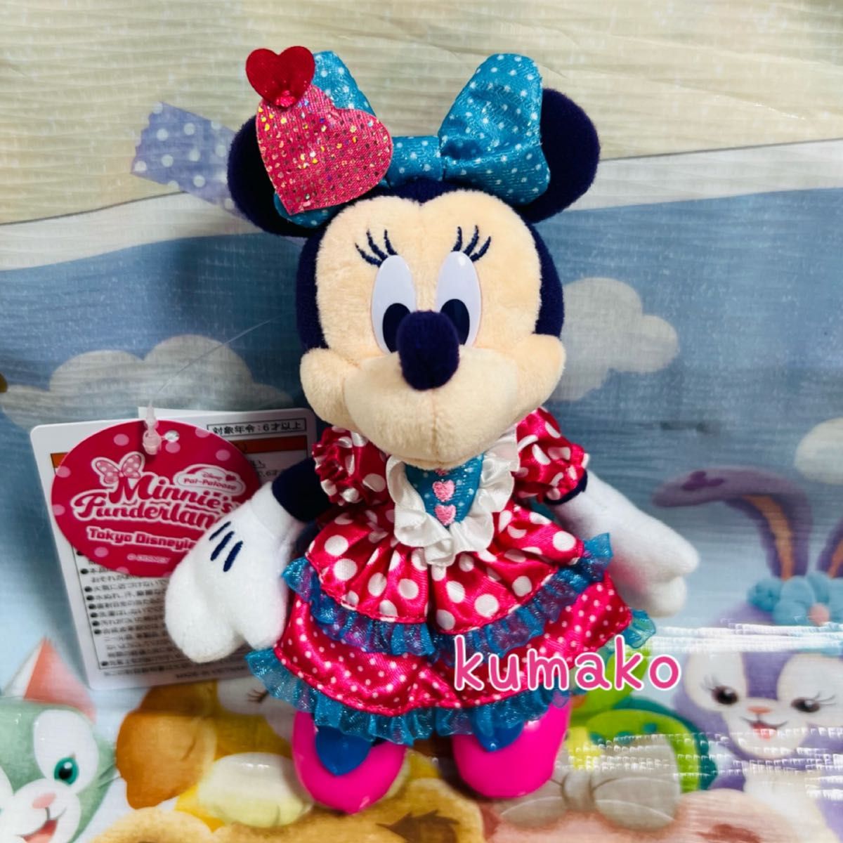 新品】ぬいぐるみバッジ ファンダーランドパルパルーザミニー 新品】ぬいぐるみバッジ ファンダーランドパルパルーザミニー