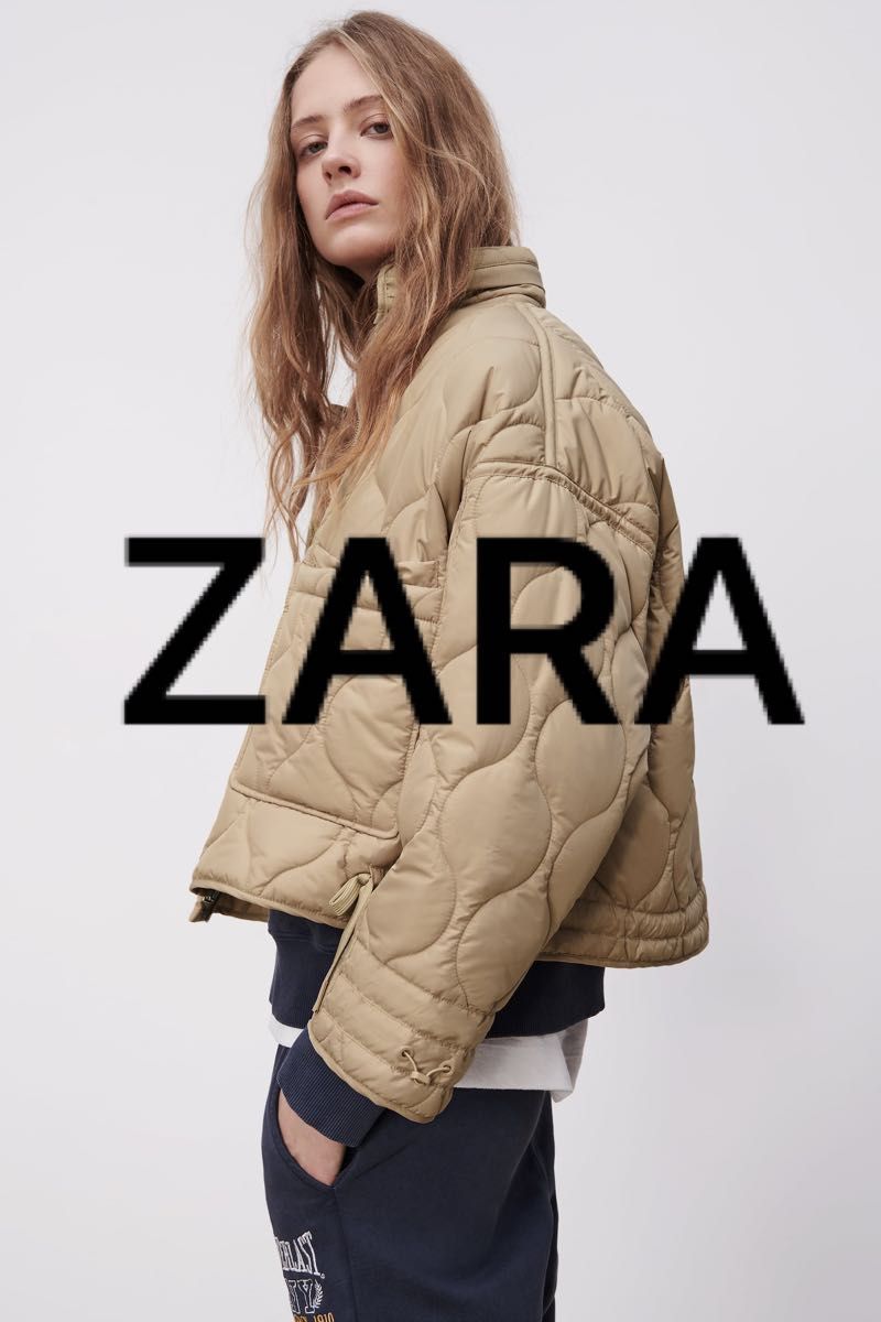ZARA キルティング ジャケット コート ショート丈 M ダウン 中綿 ZARA キルティング ジャケット コート ショート丈 M ダウン 中綿