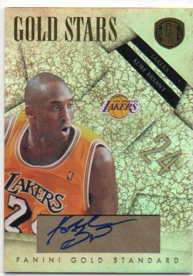 【Kobe Bryant】 2010-2011 Panini Gold Standard Gold Stars Signatures auto SP /24 24枚限定_画像1