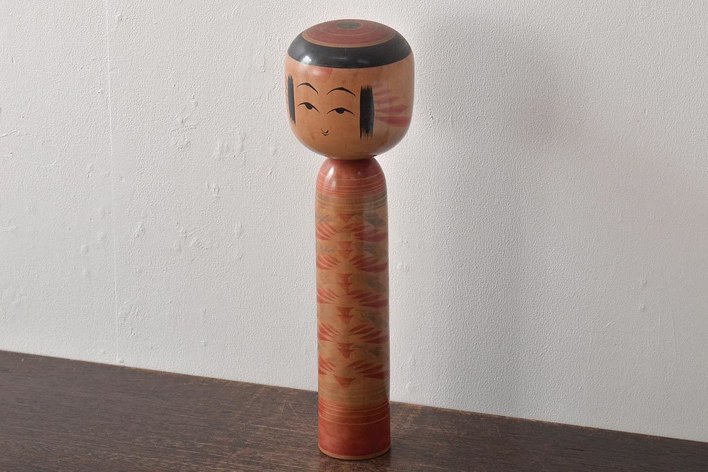 新しいスタイル R-044580 鎌田文市 作 こけし 36.5cm 六八才(六十八才) 伝統こけし 郷土玩具(R-044580) こけし