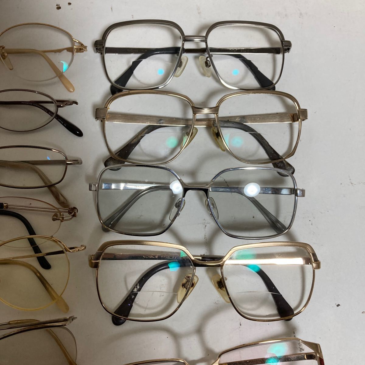 メガまとめ売り23本 サングラス 眼鏡 老眼鏡 フレーム めがね 度レンズ有/無 金属フレーム ランバン ミラショーン チタン ブランド _画像4