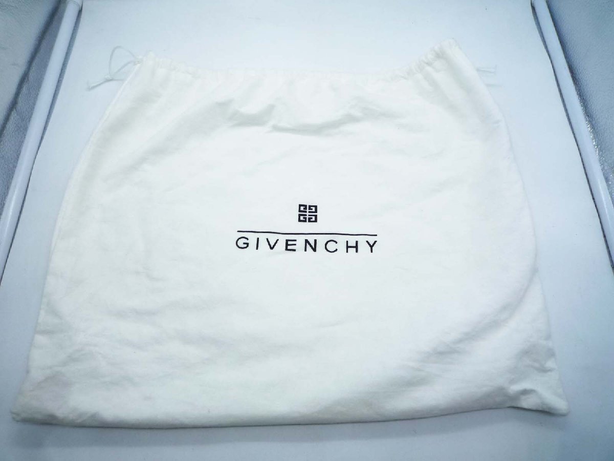 ■GIVENCHY ジバンシー ハンドバッグ レザー×ナイロン ブラウン系 ミニバッグ■/A_画像10