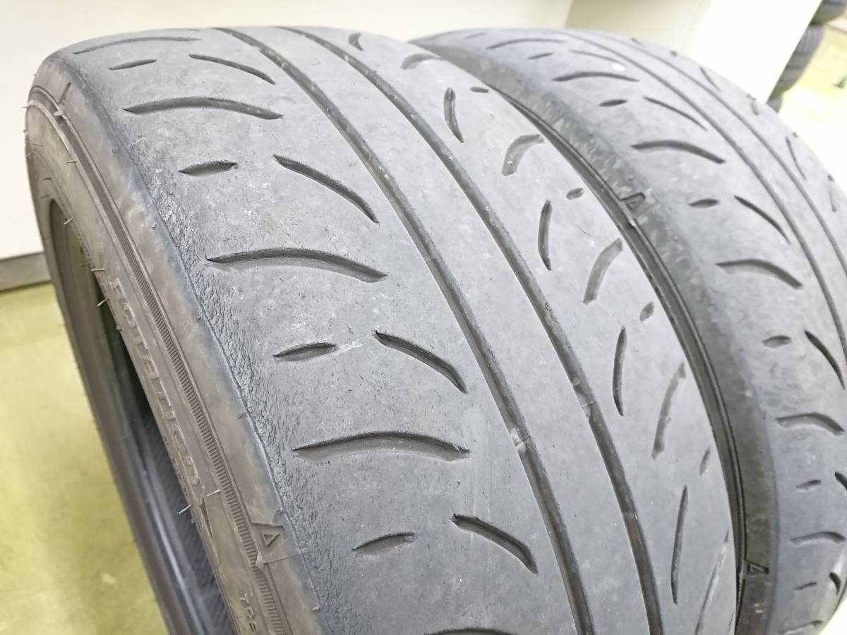 195/55R15 DUNLOP ディレッツァ Z3 中古タイヤ 2本SET_残り溝は中央部で、約４ｍｍです。