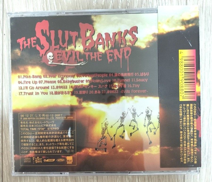 【帯付】スラットバンクス　死霊終了　ベストアルバム　THE SLUT BANKS ZIGGY BAD SIX BABIES