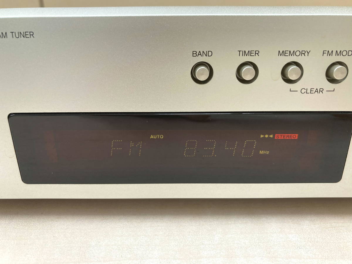 ★オンキヨー　ONKYO　T-405TX　FM/AMチューナー　ワイドFM対応　調整済み★_画像3