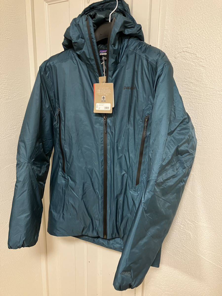 新品未使用タグ付き パタゴニア マイクロパフ ストームジャケット メンズ Men's Micro Puff Storm Jacket FA21 XS Dark Borealis Green_画像1