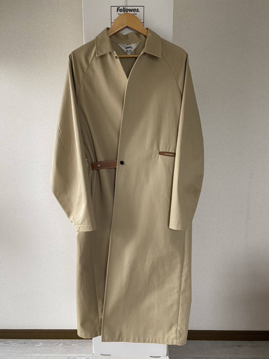 sunsea サンシー　19ss colombo coat 　コロンボ　コート　ベージュ　2 M_画像1