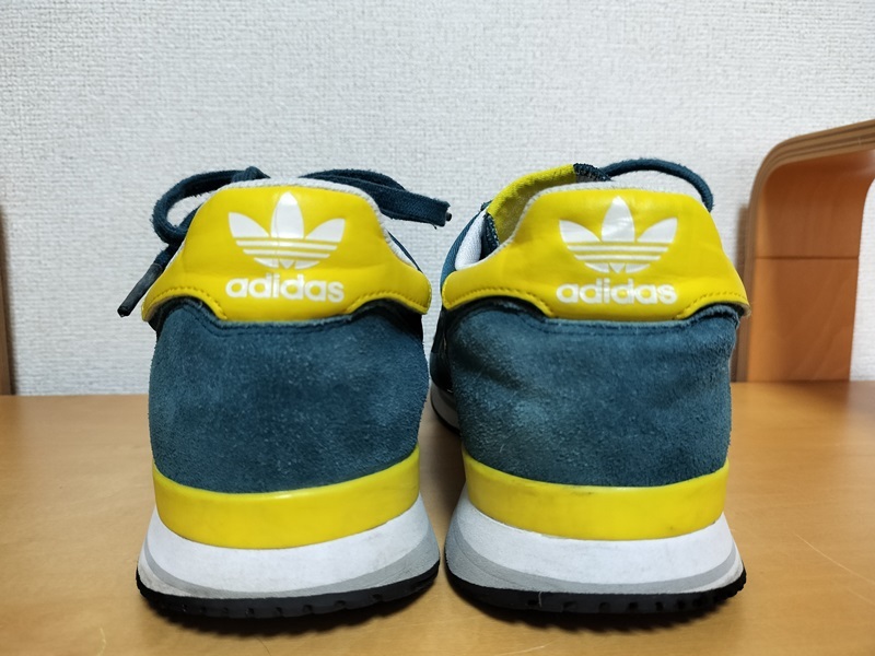 アディダス　ZX500　26.5cm US81/2 UCLA クリーニング済　ブルー×イエロー_画像4