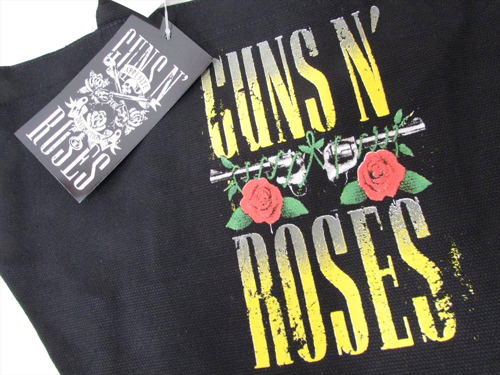 Guns N' Roses ガンズアンドローゼス ランチバッグ ミニトート ブラック CAN-07の画像3