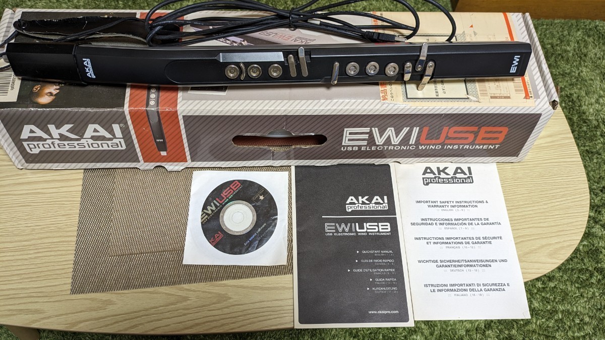 代引き・同梱不可 AKAI（アカイ）ウインドシンセサイザー EWI USB品