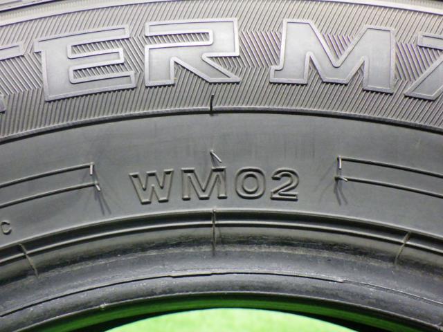 中古 ダンロップ タイヤ 冬 165/70R14 1本 2020年 WM02_画像7