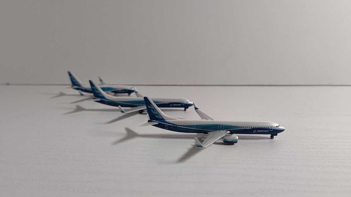 1/500 hogan BOEING HOUSE COLOR BOEING 737-700 / 737-900 / 737-900ER 3機セット_画像3