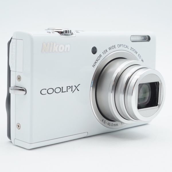 【美品】Nikon ニコン COOLPIX S6200 ナチュラルホワイト S6200WH #825_画像3