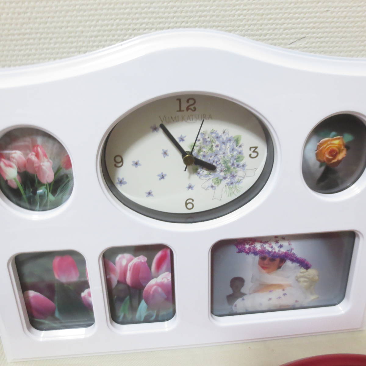 時計 まとめ売り 掛け時計 置きデニムパンツ系 丸形 四角 セイコー Maruman 桂由美 フォトスタンド アナログ クロックの画像3
