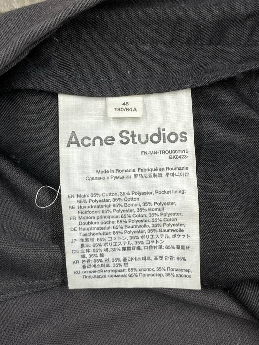 Acne Studios パンツ アクネストゥディオズ トラウザー　スラックス　ワークパンツ　サイズ48　_画像9