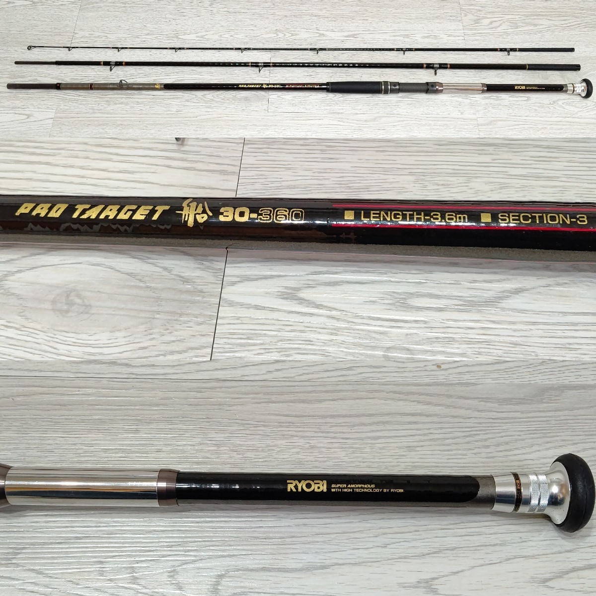 RYOBI Ryobi PRO TARGET boat 30-360 SUPER AMORPHOUS super amorufas fishing  rod rod boat rod with translation used free shipping prompt decision : Real  Yahoo auction salling