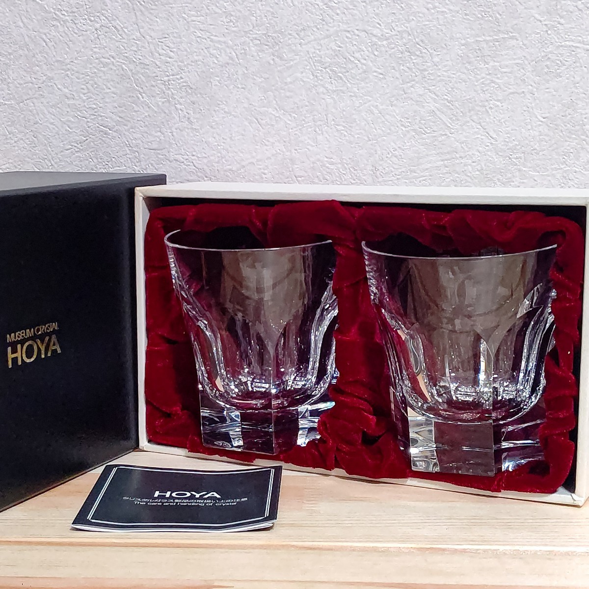 HOYA CRYSTAL ホヤ 高級 ロックグラス 6面カット MUSEUM CRYSTAL HOYA CRYSTAL ホヤ 高級 ロックグラス 6面カット MUSEUM CRYSTAL