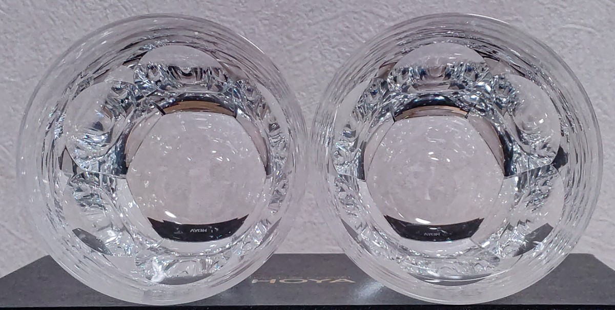 HOYA CRYSTAL ホヤ 高級 ロックグラス 6面カット MUSEUM CRYSTAL HOYA CRYSTAL ホヤ 高級 ロックグラス 6面カット MUSEUM CRYSTAL