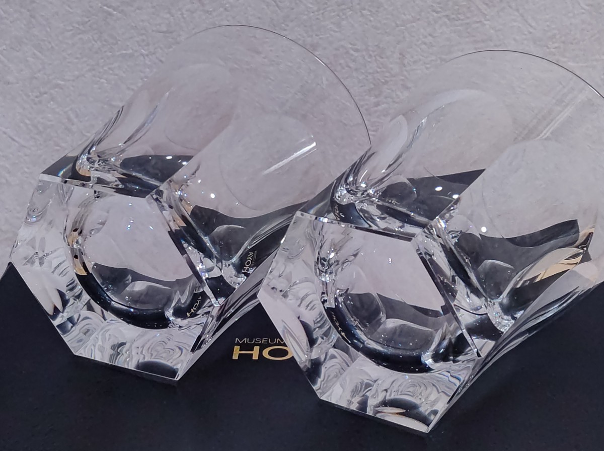 HOYA CRYSTAL ホヤ 高級 ロックグラス 6面カット MUSEUM CRYSTAL HOYA CRYSTAL ホヤ 高級 ロックグラス 6面カット MUSEUM CRYSTAL