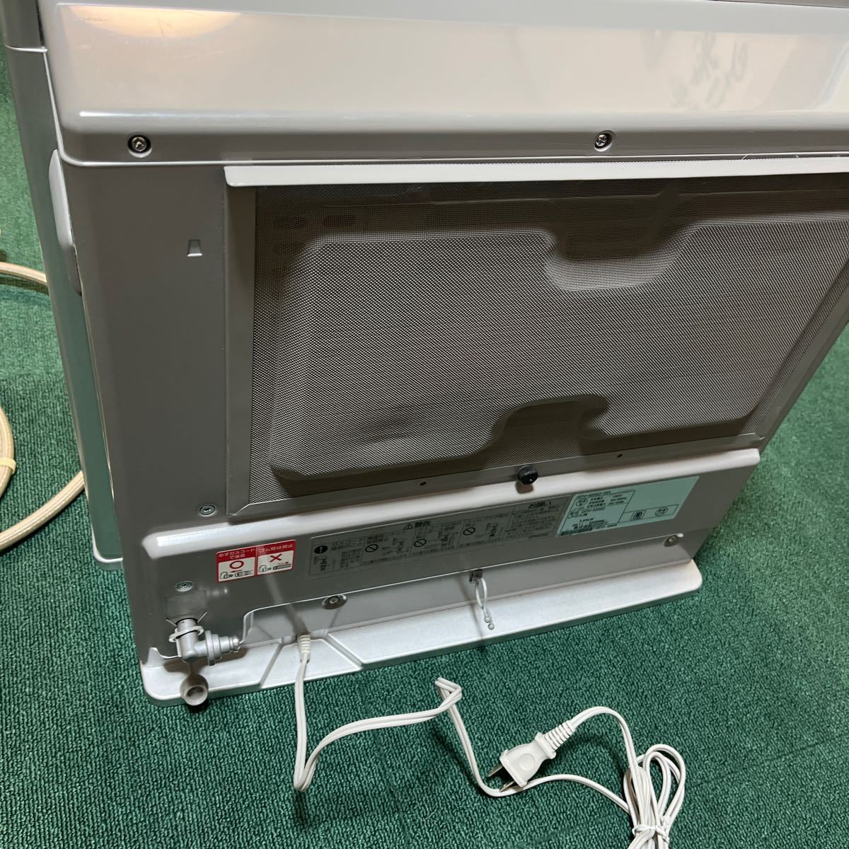 ガスファンヒーター ノーリツ　 LPガス用　GFH-4000D-WH ガラス　中古動作品_画像6