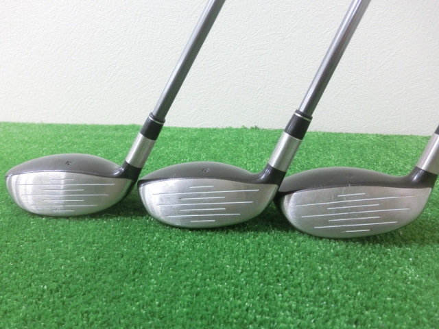 ♪Taylor Made テーラーメイド V STEEL 3W/5W/7W フェアウェイウッド 3点セット 15/18/20° /純正 シャフト MAS2-55 FLEX-S H1640♪_画像3