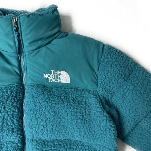 1円～!売切!【正規新品】THE NORTH FACE SHERPA NUPTSE JACKET ダウンジャケット ヌプシ モコモコ シェルパフリース ボア(XL)青 190122-175_画像5