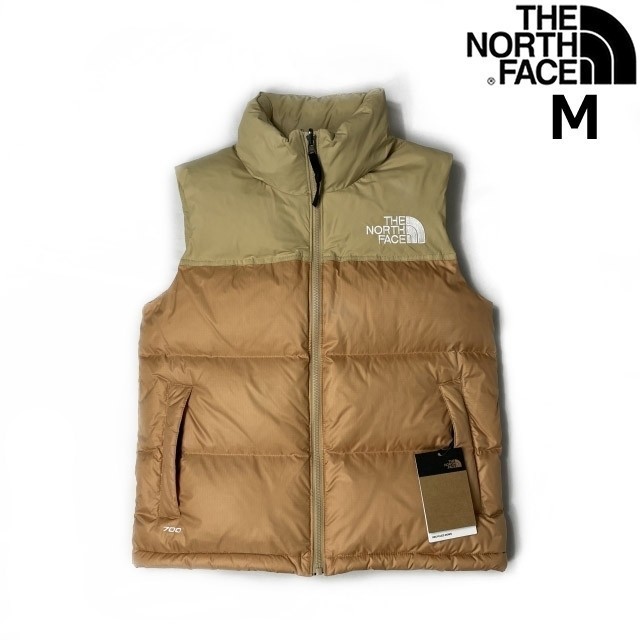 1円～!売切!【正規新品】THE NORTH FACE◆W 1996 RETRO NUPTSE VEST ダウンベスト ヌプシ US限定 最新 パッカブル(M)ベージュ 190122-115_画像2