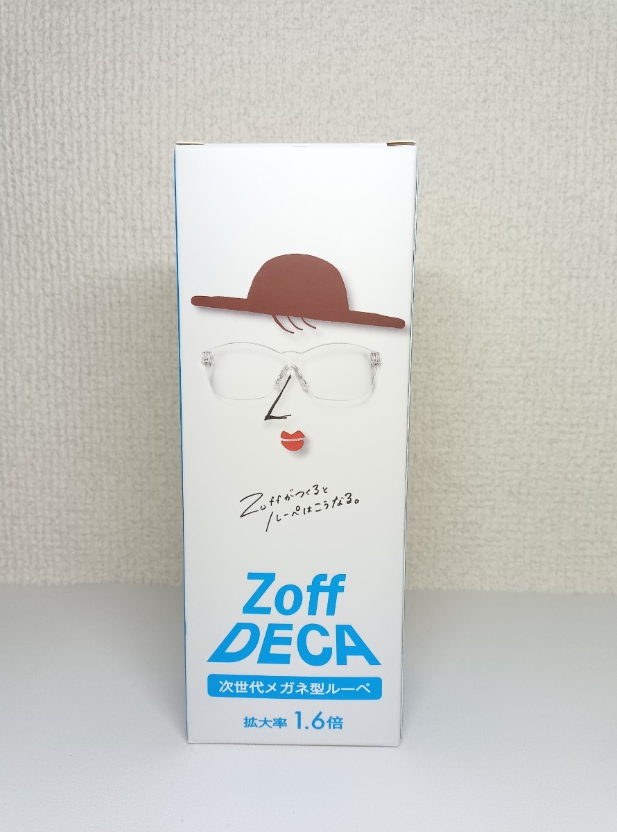 一円スタート 未使用】Zoff DECA 次世代型メガネ型ルーペ 拡大率1.6倍