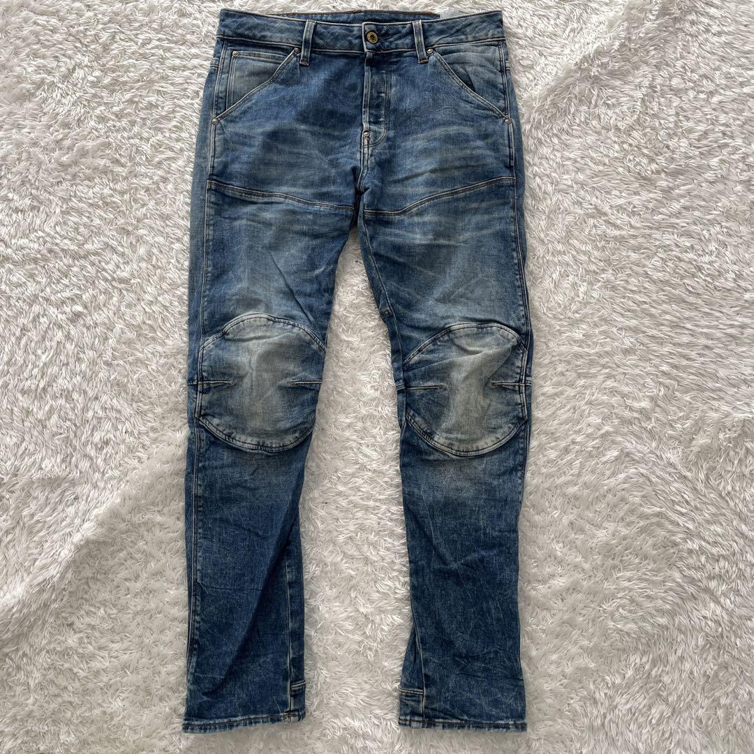 G-STAR RAW ジースターロウ ロゥ ロー デニムパンツ ジーンズ パン 5620 3D SLIM スリム 立体裁断 バイカー ストレッチ W31 男性 メンズ_画像2