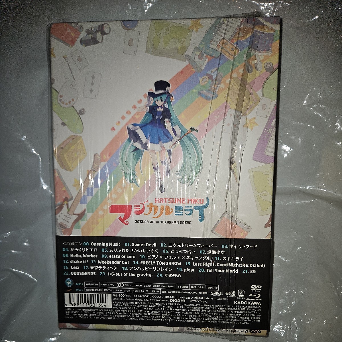 初音ミク マジカルミライ2013 blu-ray限定版 ミクパ 初音ミク Live party 2013 in Kansai blu-ray限定版 付属品完備 極美品 _画像2