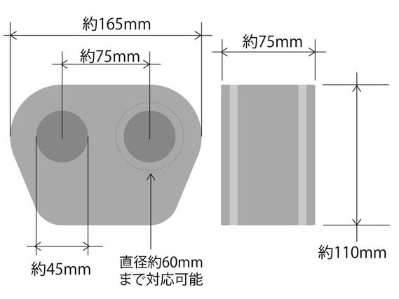 RAMAIR ラムエアー エアフィルター 二連型2個セット新品！CBR900,X-4,CB750K,CB750F,CBX400,CB400four,CB900F,CB1100F,CB1300などに！_画像3