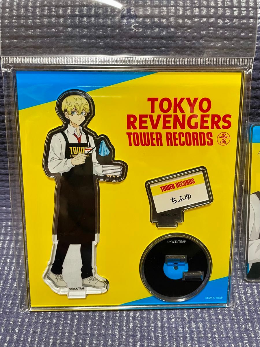 東京リベンジャーズ　tower records 松野千冬 アクリルカード アクリルスタンド タワレコ　タワーレコード