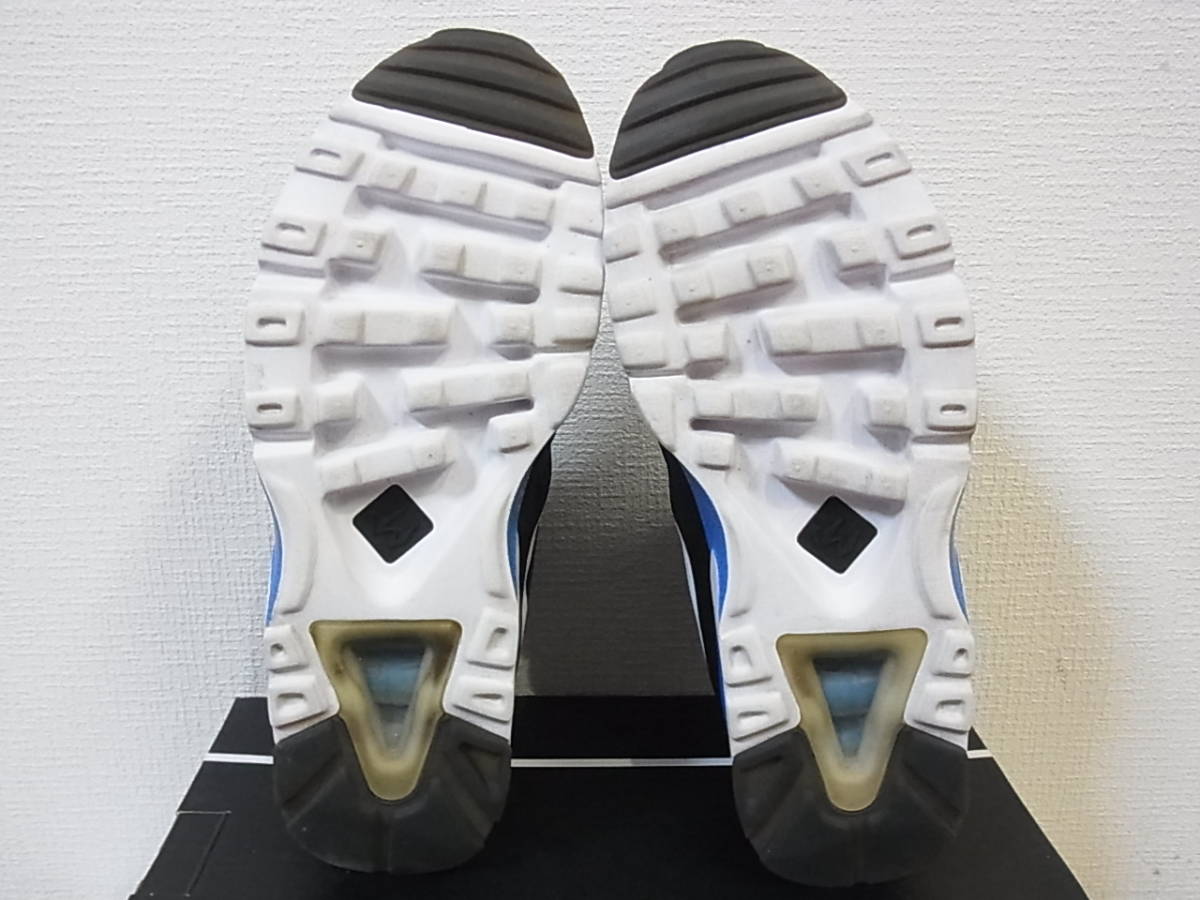 国内美中古 NIKE AIR MAX MP ULTRA HTM ANNIVERSARY FLYKNIT BLACK ROYAL BLUE WHITE エア マックス ウルトラ マークパーカー 848625-401_画像5