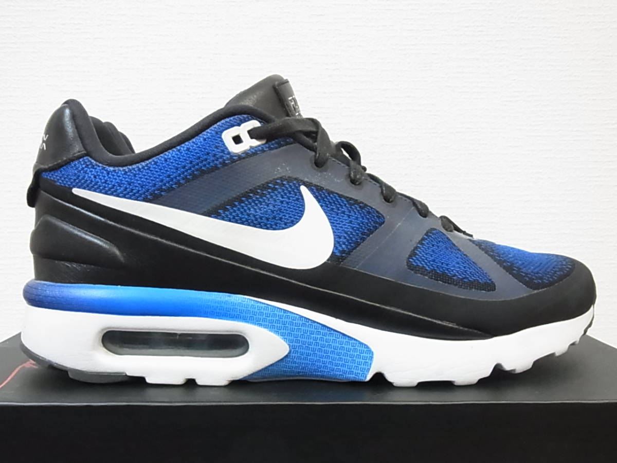 国内美中古 NIKE AIR MAX MP ULTRA HTM ANNIVERSARY FLYKNIT BLACK ROYAL BLUE WHITE エア マックス ウルトラ マークパーカー 848625-401_画像3