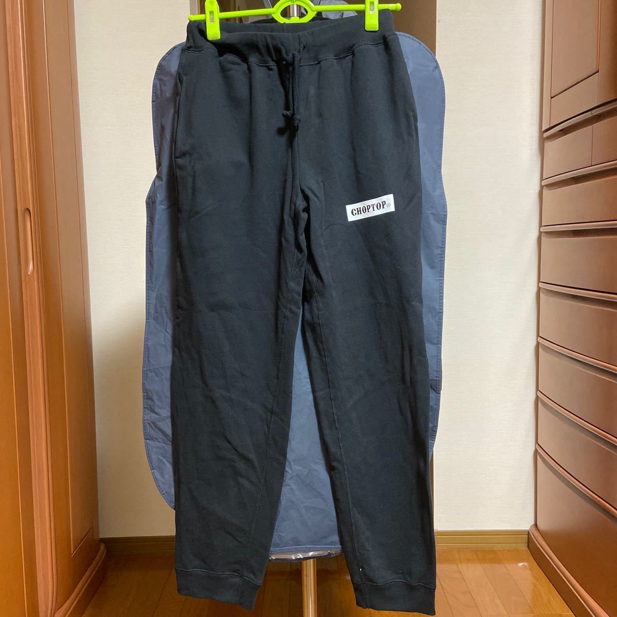 サタビルダーズ 佐田毘流陀頭 SATABUILDERS 総長　CHOPTOP チョップトップ スカル Hoodie セットアップ スウェット パンツ 黒 black M_画像2