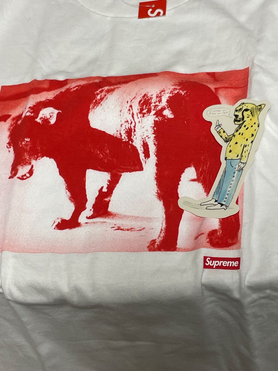 Supreme Daido Moriyama Dog Tee 森山 大道 ステッカー付き Supreme Daido Moriyama Dog Tee 森山 大道 ステッカー付き