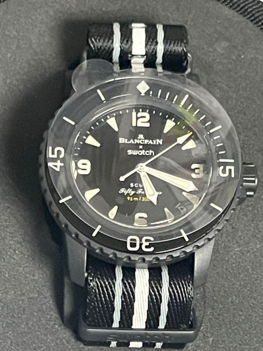 Blancpain x Swatch Bioceramic Scuba Ocean of Storms Blancpain x Swatch Bioceramic Scuba Ocean of Storms